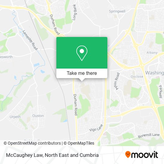 McCaughey Law map