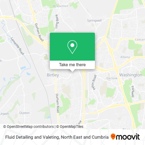 Fluid Detailing and Valeting map