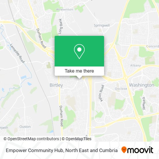 Empower Community Hub map