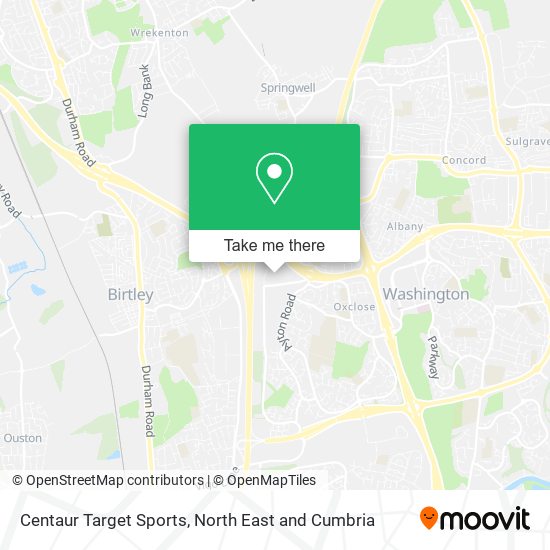 Centaur Target Sports map