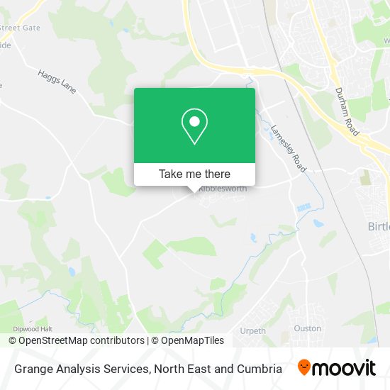Grange Analysis Services map