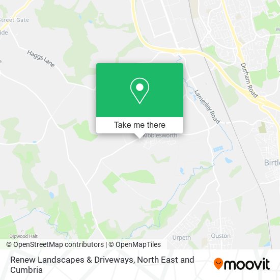 Renew Landscapes & Driveways map
