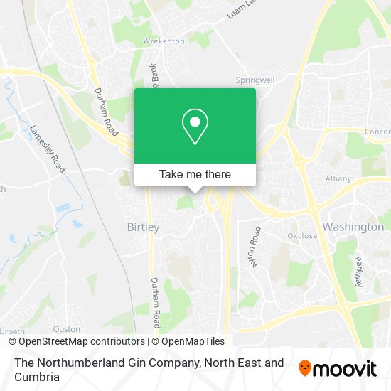 The Northumberland Gin Company map