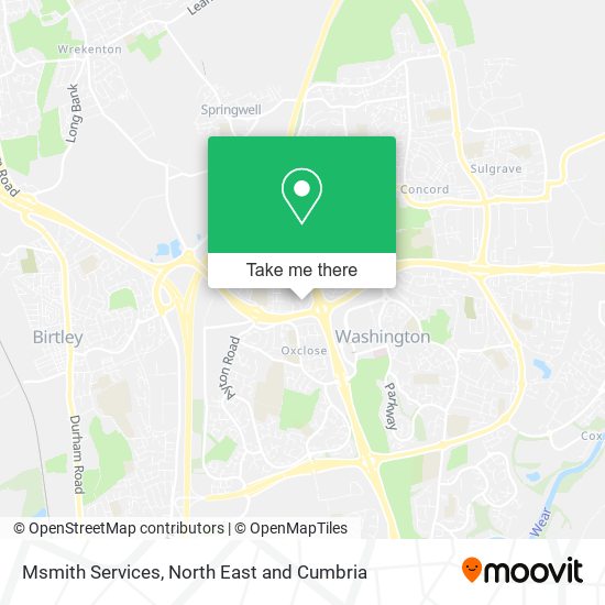 Msmith Services map