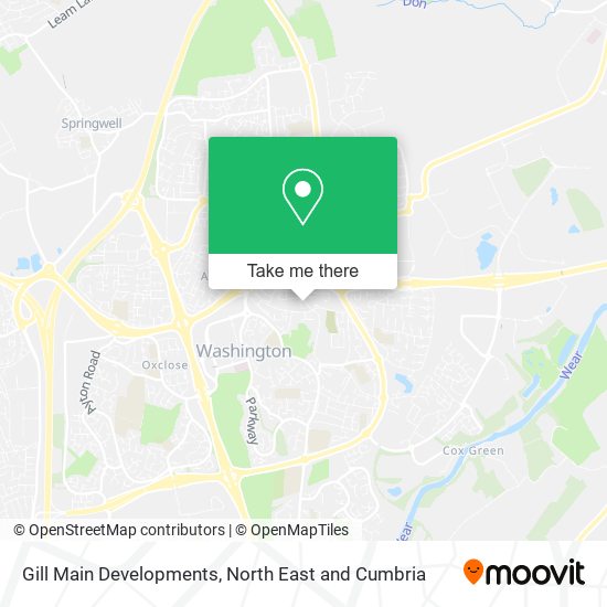 Gill Main Developments map
