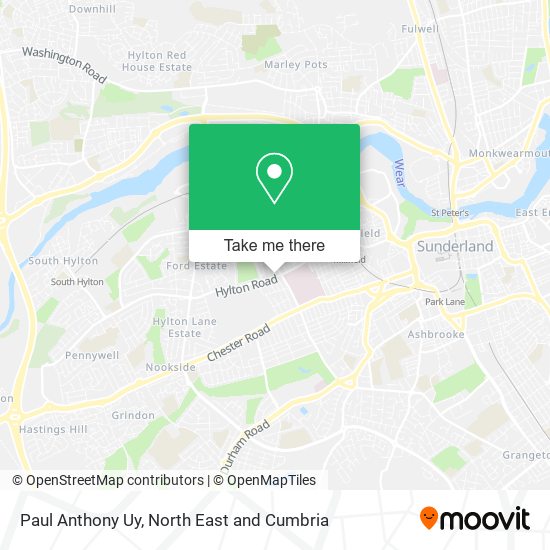 Paul Anthony Uy map