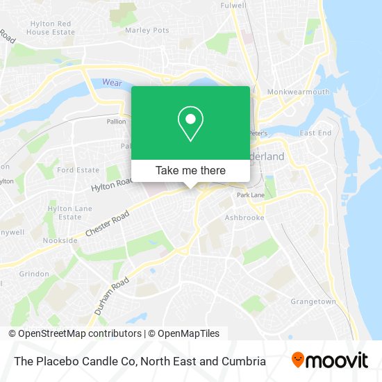 The Placebo Candle Co map