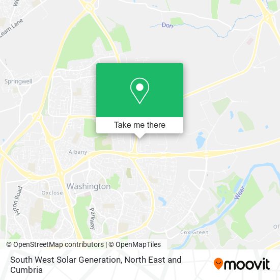 South West Solar Generation map