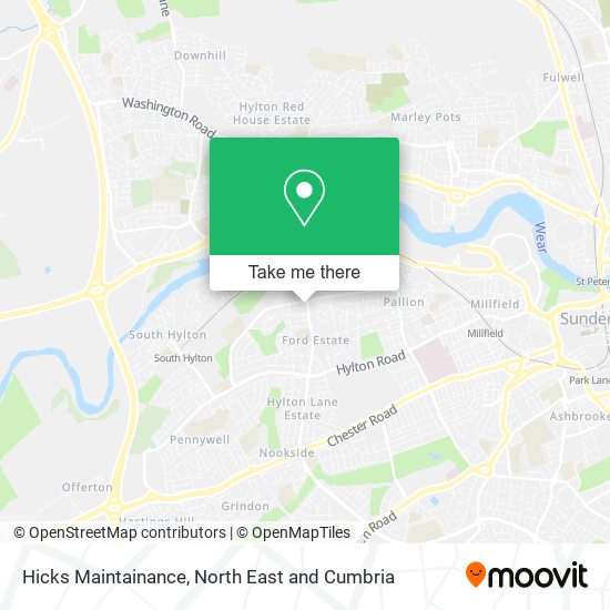 Hicks Maintainance map