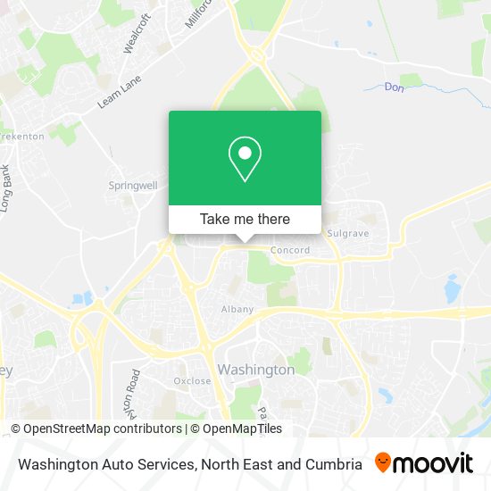 Washington Auto Services map