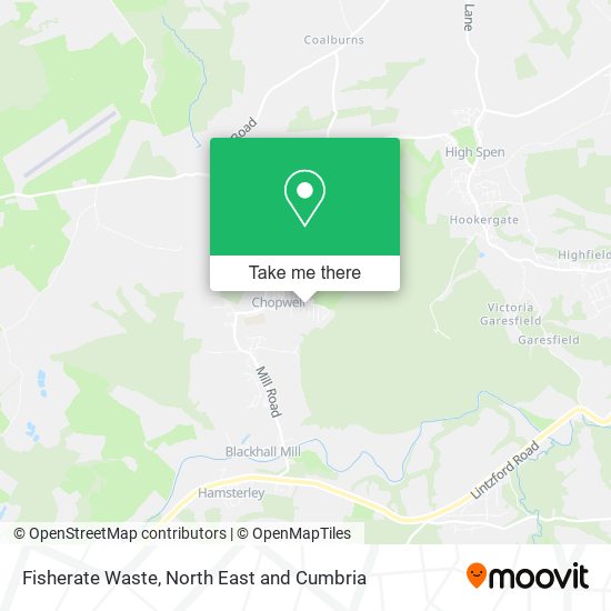 Fisherate Waste map