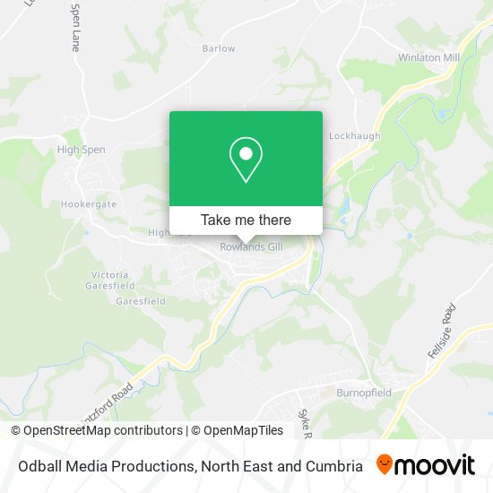 Odball Media Productions map