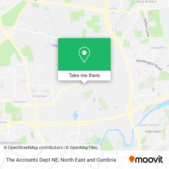 The Accounts Dept NE map