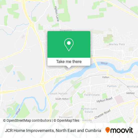 JCR Home Improvements map