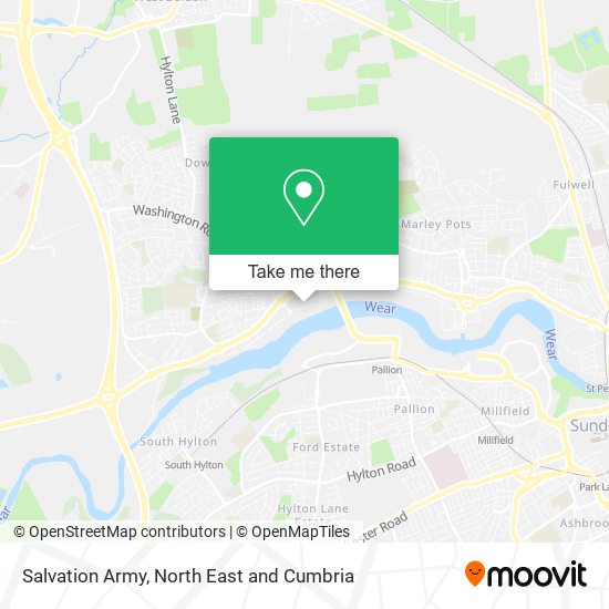 Salvation Army map