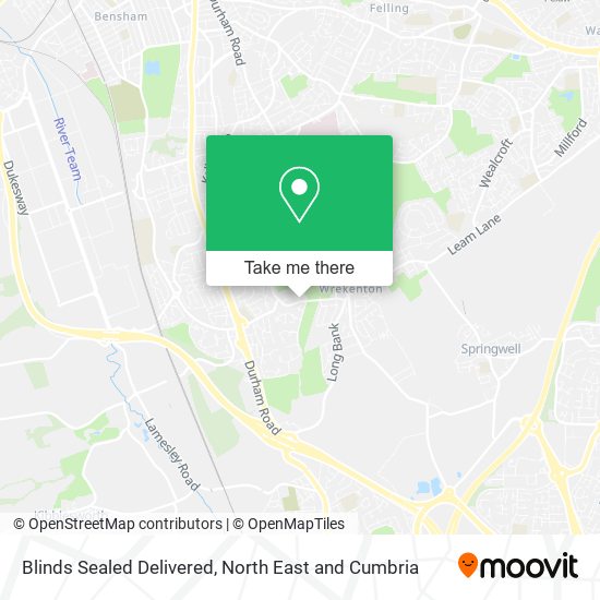Blinds Sealed Delivered map