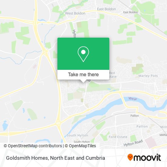 Goldsmith Homes map