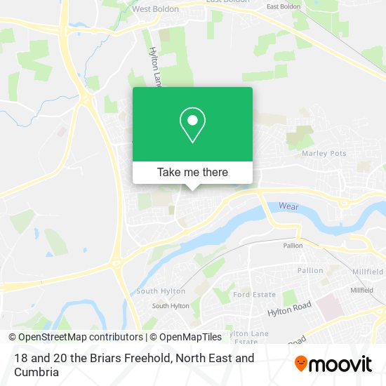 18 and 20 the Briars Freehold map