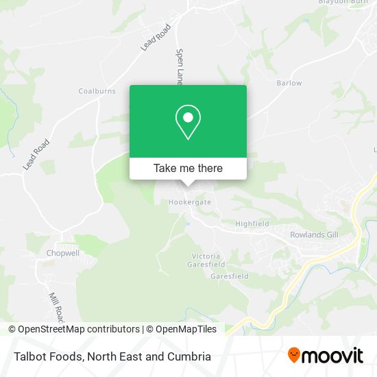 Talbot Foods map