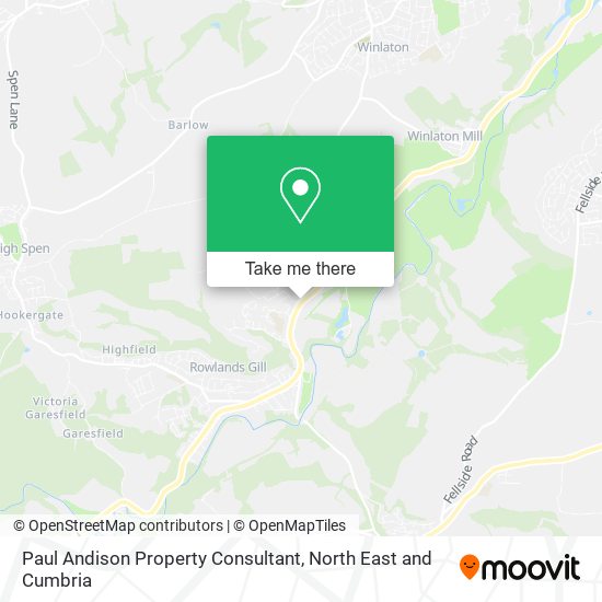 Paul Andison Property Consultant map