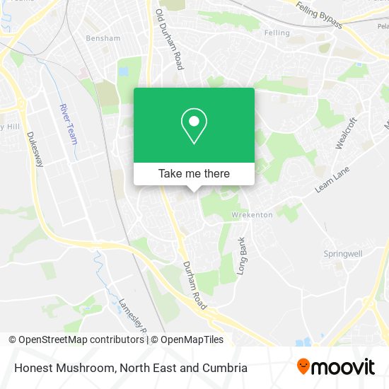 Honest Mushroom map