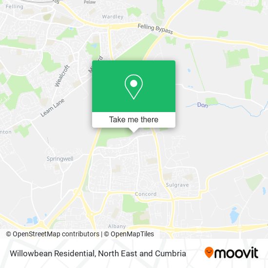 Willowbean Residential map