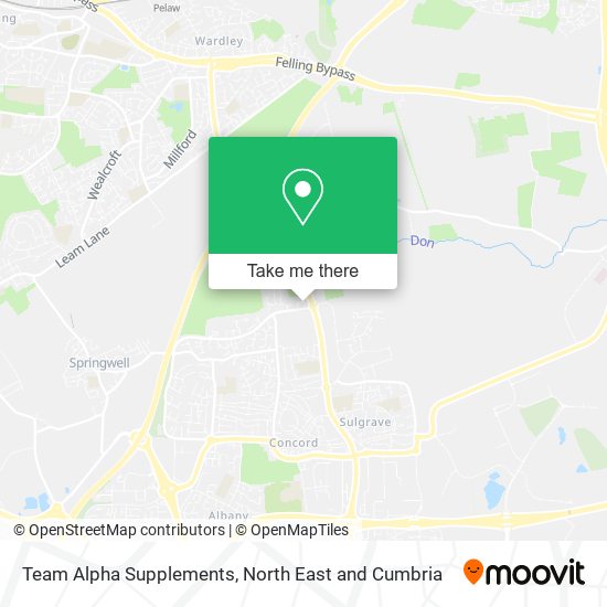 Team Alpha Supplements map