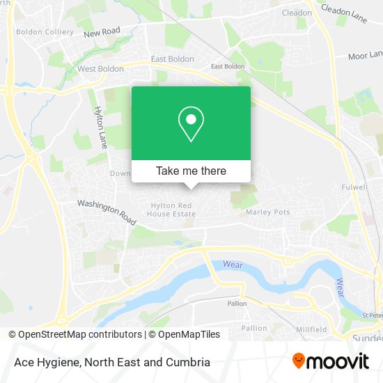 Ace Hygiene map