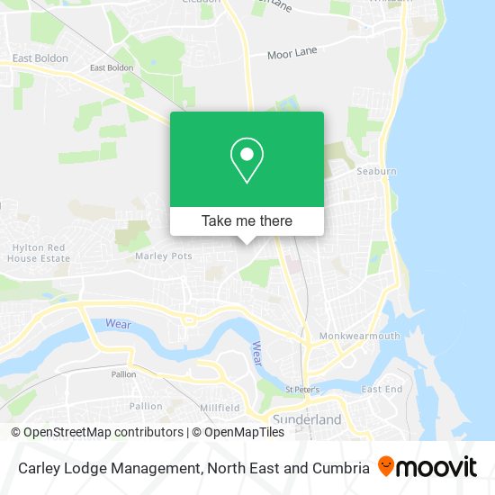 Carley Lodge Management map