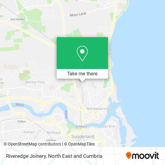 Riveredge Joinery map