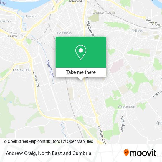 Andrew Craig map