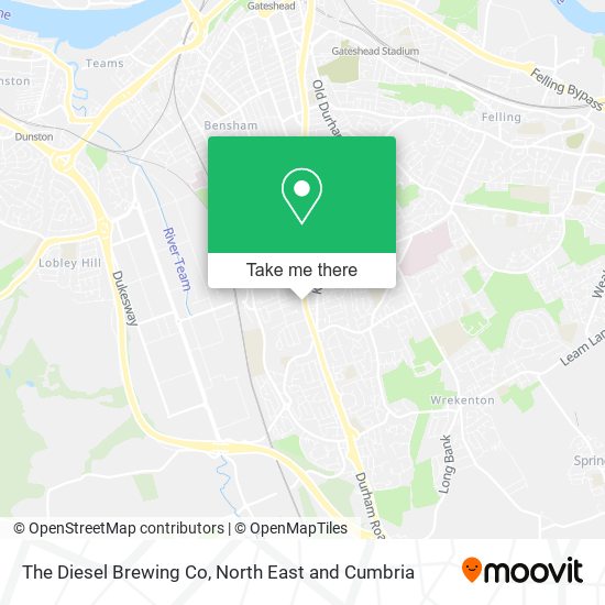 The Diesel Brewing Co map