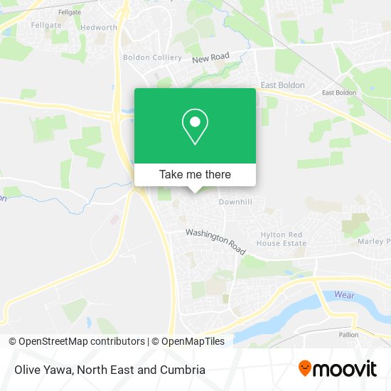 Olive Yawa map