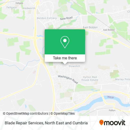 Blade Repair Services map