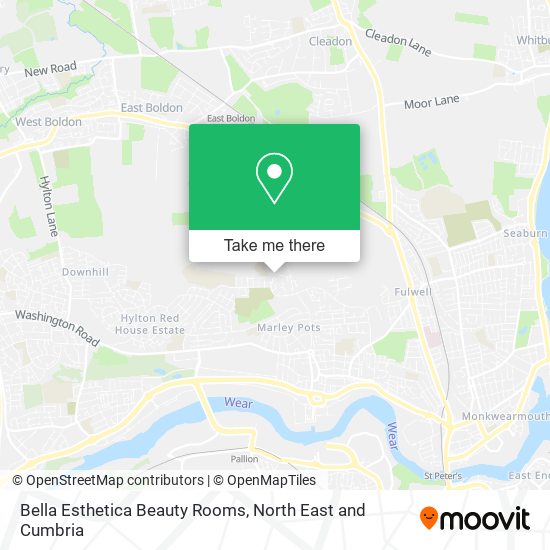 Bella Esthetica Beauty Rooms map