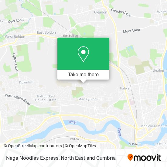 Naga Noodles Express map