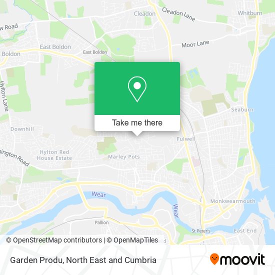 Garden Produ map