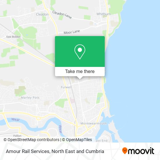 Amour Rail Services map