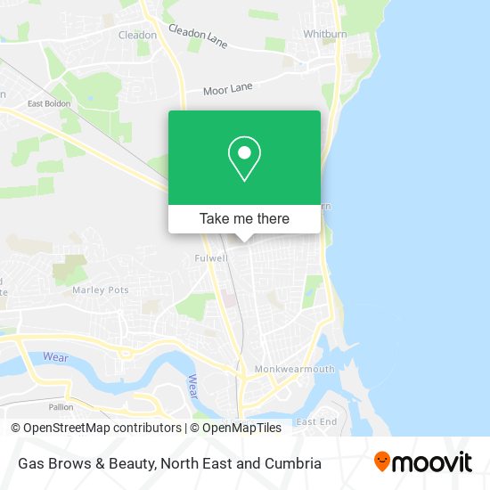 Gas Brows & Beauty map