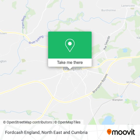 Fordcash England map