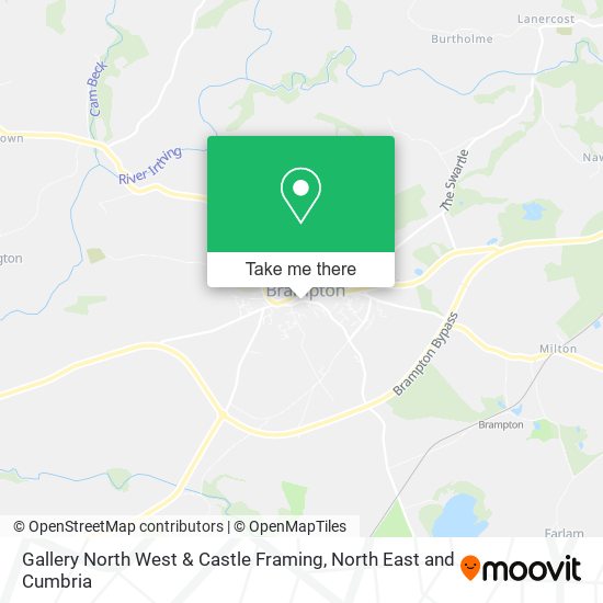 Gallery North West & Castle Framing map