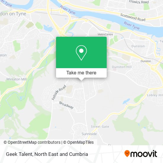 Geek Talent map