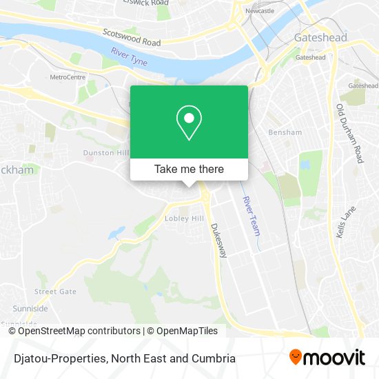 Djatou-Properties map