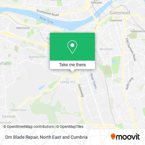 Dm Blade Repair map