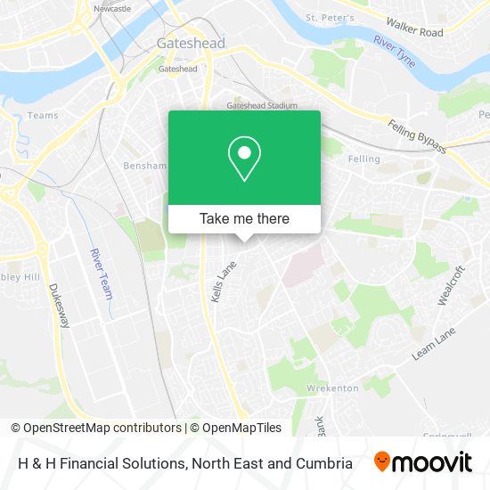H & H Financial Solutions map