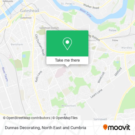 Dunnas Decorating map
