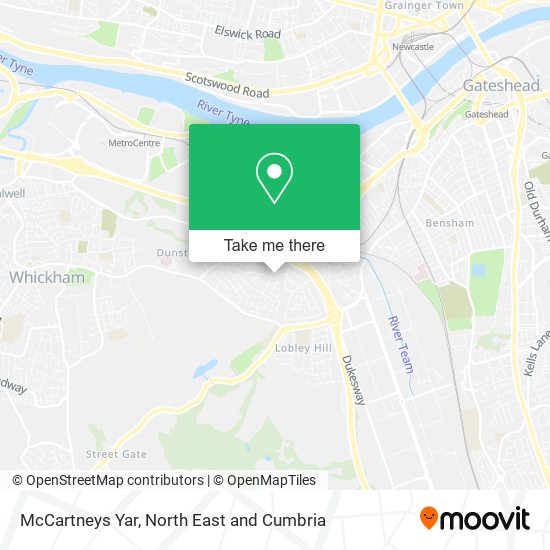 McCartneys Yar map