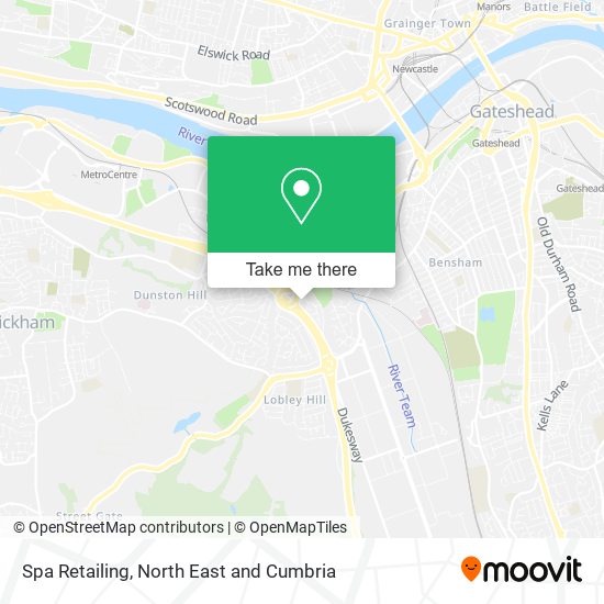 Spa Retailing map