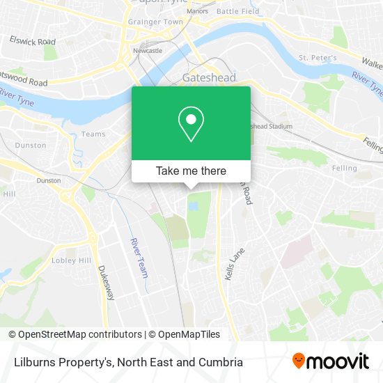Lilburns Property's map