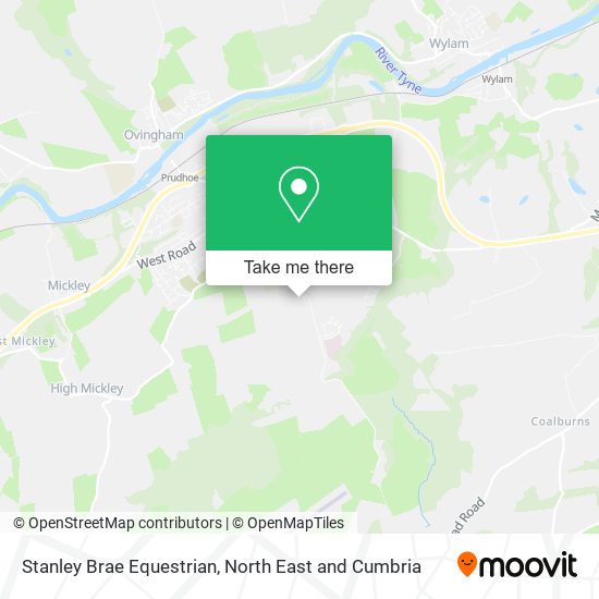 Stanley Brae Equestrian map